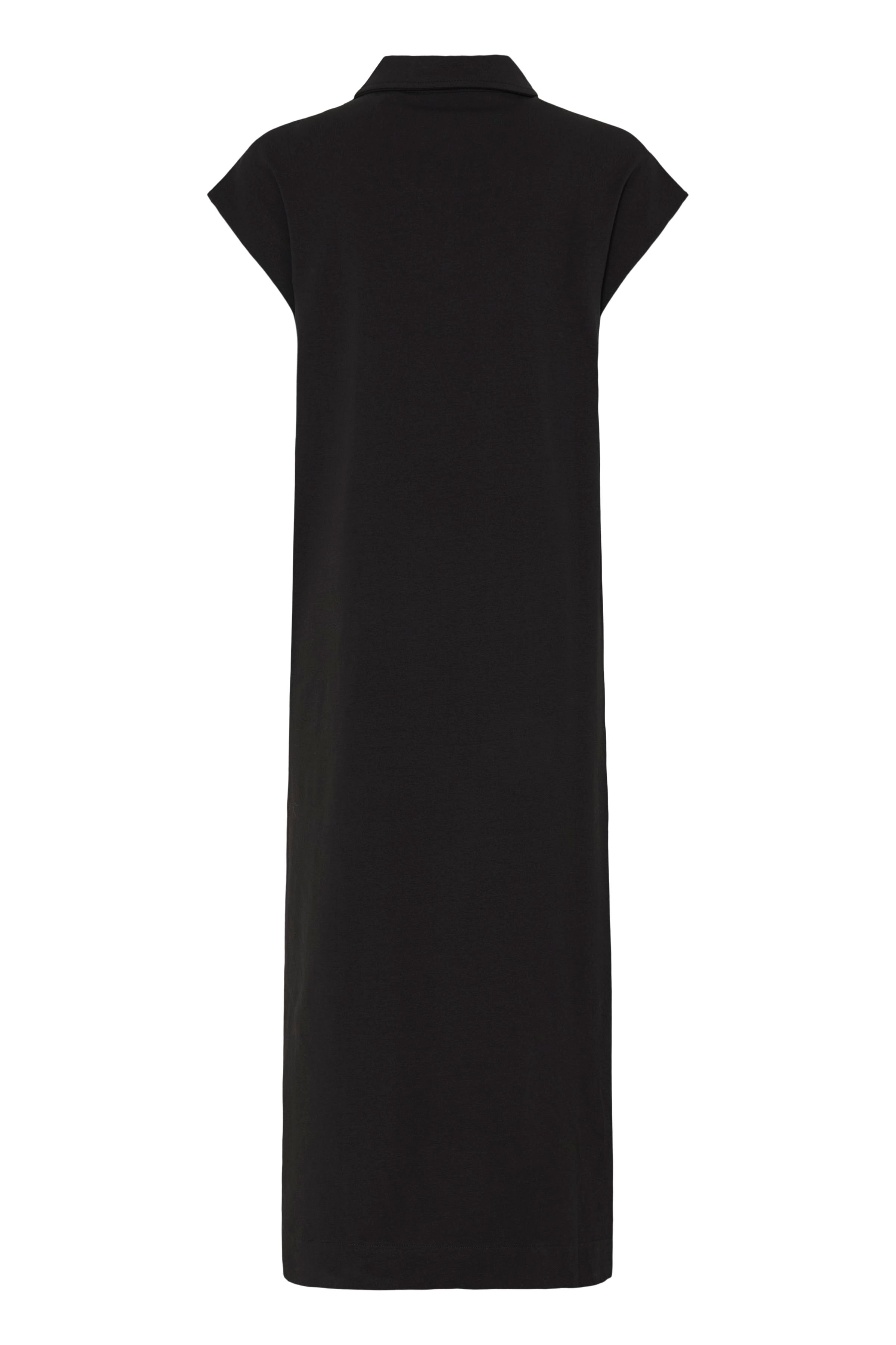 BYPANDINNA POLO DRESS - Meteorite - Black-Casual Dresses- Hometown Style HTS, women's in store and online boutique located in Ingersoll, Ontario