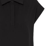 BYPANDINNA POLO DRESS - Meteorite - Black-Casual Dresses- Hometown Style HTS, women's in store and online boutique located in Ingersoll, Ontario