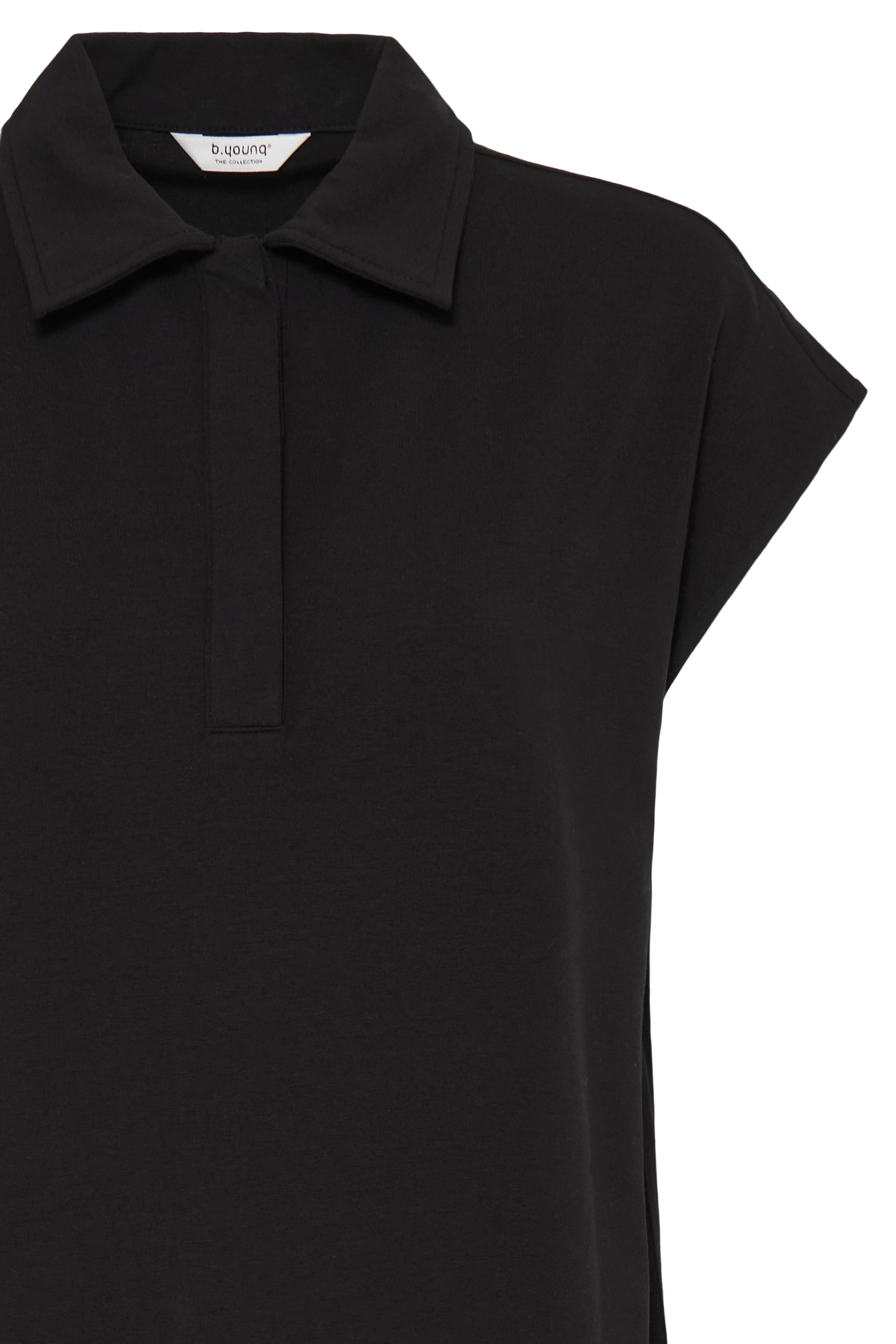 BYPANDINNA POLO DRESS - Meteorite - Black-Casual Dresses- Hometown Style HTS, women's in store and online boutique located in Ingersoll, Ontario