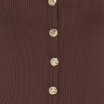 BYRUBINA TOP - French Roast Brown-Casual Tops- Hometown Style HTS, women's in store and online boutique located in Ingersoll, Ontario