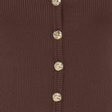 BYRUBINA TOP - French Roast Brown-Casual Tops- Hometown Style HTS, women's in store and online boutique located in Ingersoll, Ontario
