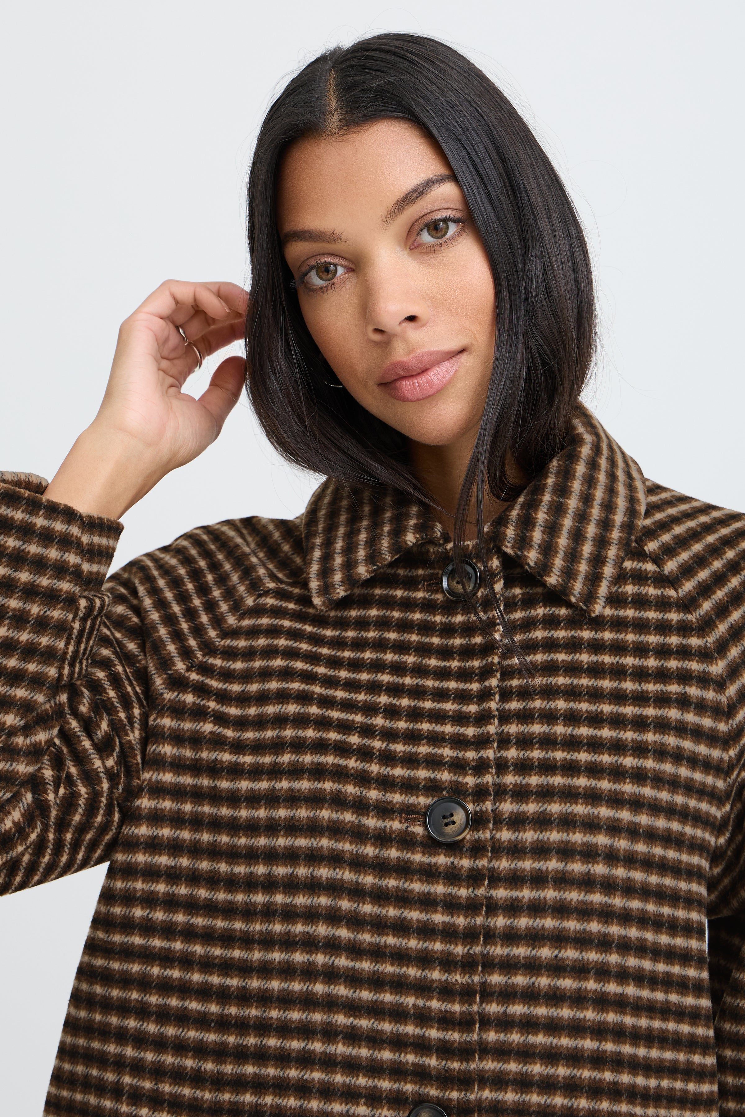 BYCAMIO COAT - OLIVE NIGHT-Coat & Jackets- Hometown Style HTS, women's in store and online boutique located in Ingersoll, Ontario