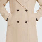 BYBANBARA PEA COAT - Humus Melange-Coat & Jackets- Hometown Style HTS, women's in store and online boutique located in Ingersoll, Ontario
