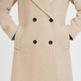 BYBANBARA PEA COAT - Humus Melange-Coat & Jackets- Hometown Style HTS, women's in store and online boutique located in Ingersoll, Ontario