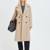 BYBANBARA PEA COAT - Humus Melange-Coat & Jackets- Hometown Style HTS, women's in store and online boutique located in Ingersoll, Ontario