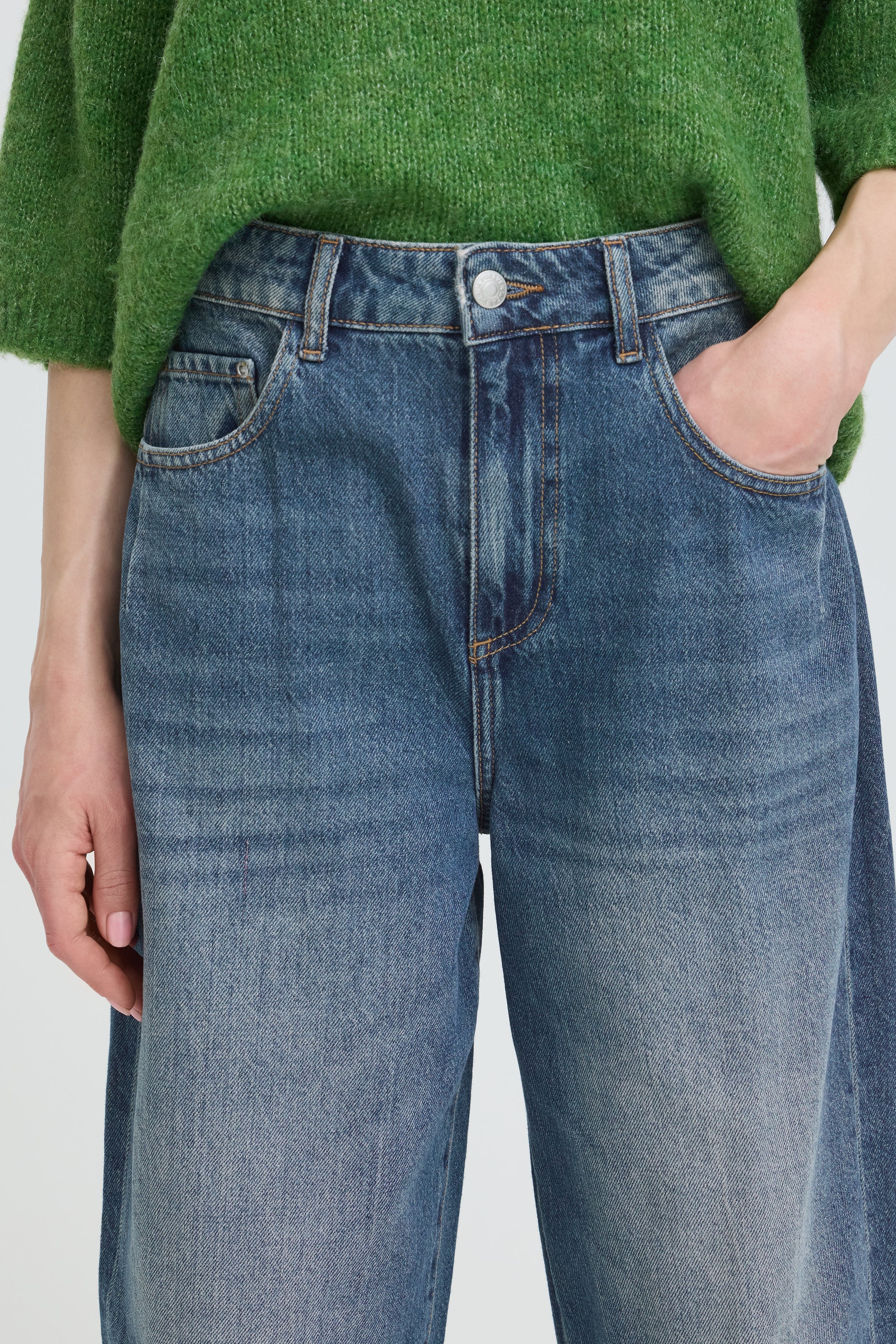 BYKALLUNA JEANS - Mid Blue-Denim- Hometown Style HTS, women's in store and online boutique located in Ingersoll, Ontario
