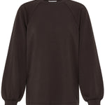 BYPUSTI SLIT SWEATSHIRT 2 - Java-Casual Tops- Hometown Style HTS, women's in store and online boutique located in Ingersoll, Ontario