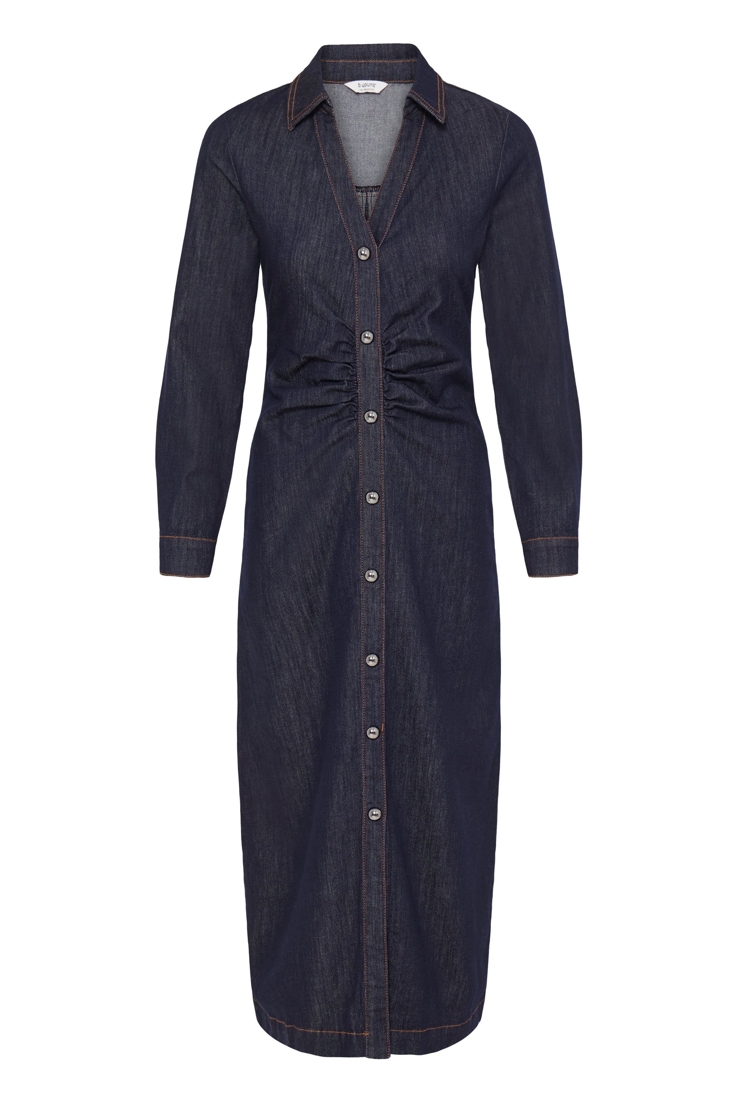 BYKANEA DRESS - Dark Blue Denim-Casual Dresses- Hometown Style HTS, women's in store and online boutique located in Ingersoll, Ontario