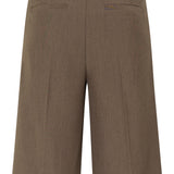 BYDANTA LONG SHORTS - Sepia Melange-Bottoms- Hometown Style HTS, women's in store and online boutique located in Ingersoll, Ontario