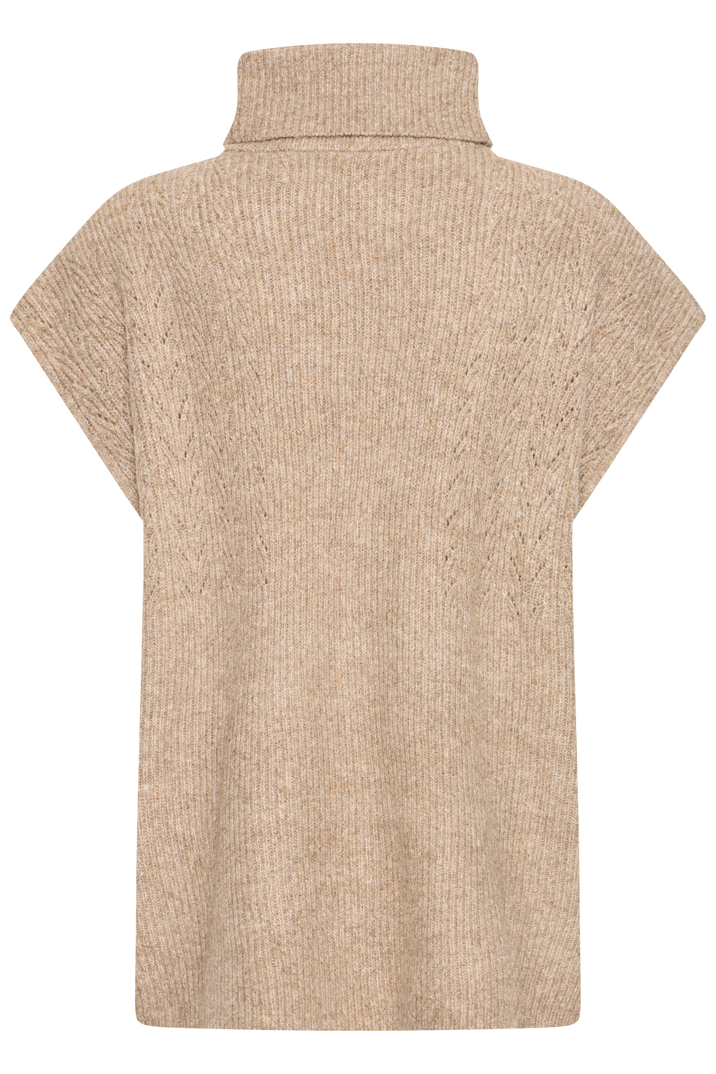 BYVILKO PONCHO 2 - Walnut Melange-Casual Tops- Hometown Style HTS, women's in store and online boutique located in Ingersoll, Ontario