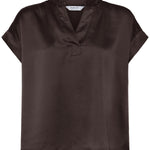 BYSELITA V PLACKET NECK - Java-Blouses- Hometown Style HTS, women's in store and online boutique located in Ingersoll, Ontario