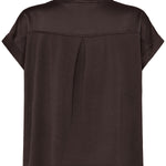 BYSELITA V PLACKET NECK - Java-Blouses- Hometown Style HTS, women's in store and online boutique located in Ingersoll, Ontario