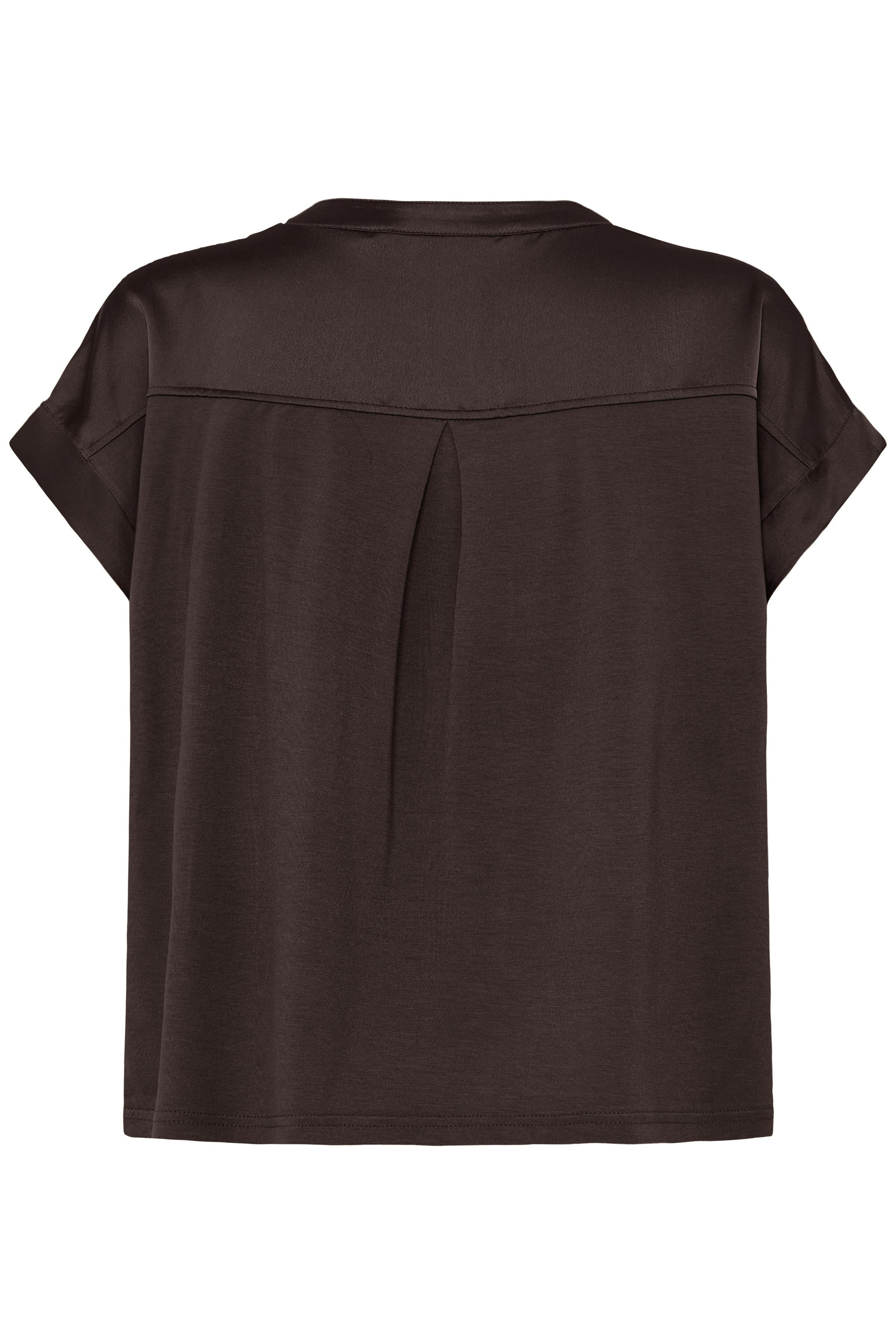 BYSELITA V PLACKET NECK - Java-Blouses- Hometown Style HTS, women's in store and online boutique located in Ingersoll, Ontario