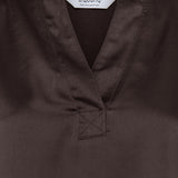 BYSELITA V PLACKET NECK - Java-Blouses- Hometown Style HTS, women's in store and online boutique located in Ingersoll, Ontario