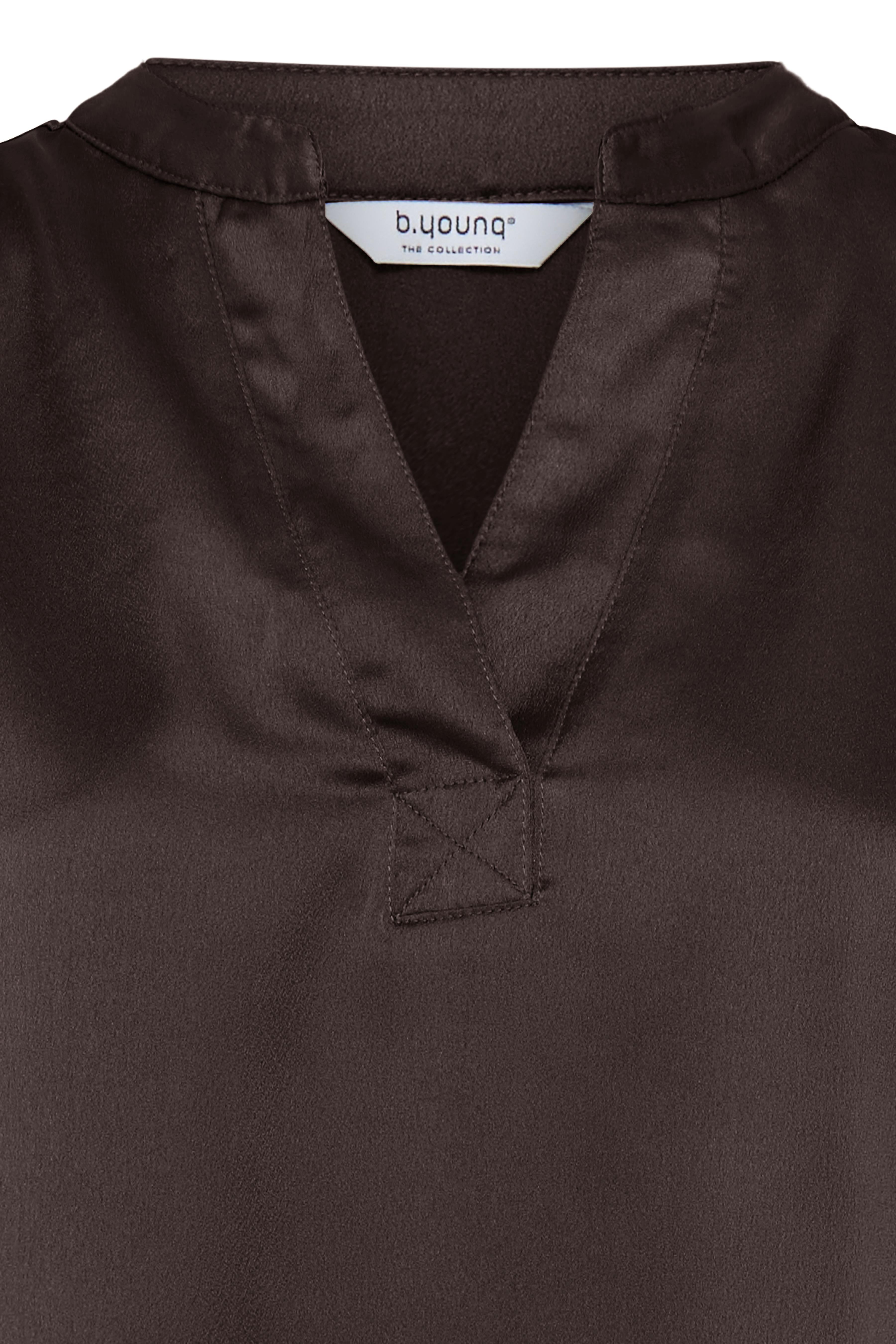 BYSELITA V PLACKET NECK - Java-Blouses- Hometown Style HTS, women's in store and online boutique located in Ingersoll, Ontario