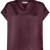 BYSELITA V PLACKET NECK - Fig-Blouses- Hometown Style HTS, women's in store and online boutique located in Ingersoll, Ontario