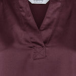 BYSELITA V PLACKET NECK - Fig-Blouses- Hometown Style HTS, women's in store and online boutique located in Ingersoll, Ontario