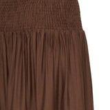 BYJOANNIE SMOCK SKIRT - French Roast - Brown-Dress- Hometown Style HTS, women's in store and online boutique located in Ingersoll, Ontario