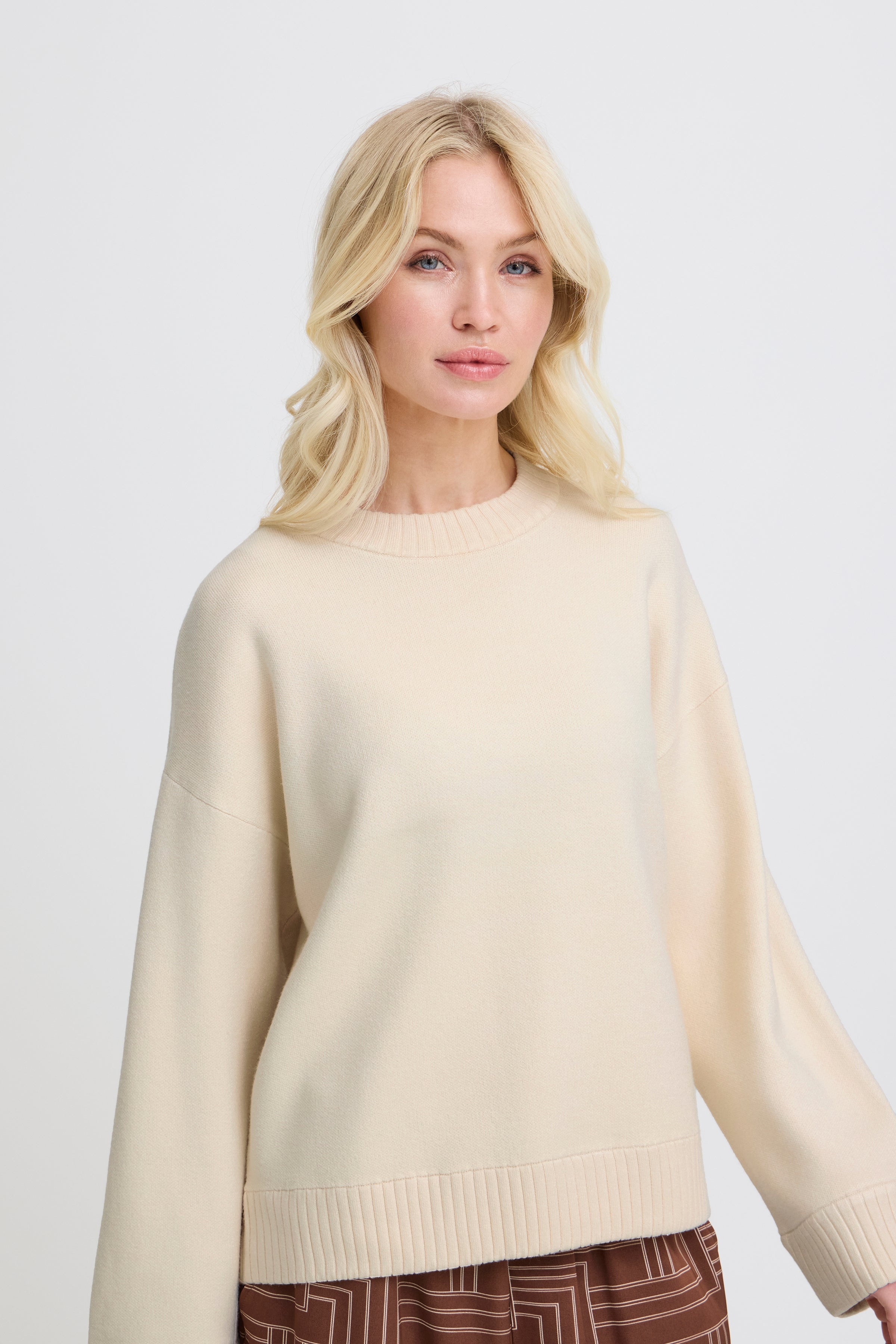 BYOTARI JUMPER 3 - Birch-Sweaters and Cardigans- Hometown Style HTS, women's in store and online boutique located in Ingersoll, Ontario