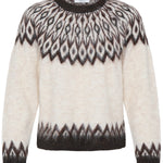 BYMILOU LS JUMPER - BIRCH JAVA-Sweaters and Cardigans- Hometown Style HTS, women's in store and online boutique located in Ingersoll, Ontario