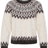 BYMILOU LS JUMPER - BIRCH JAVA-Sweaters and Cardigans- Hometown Style HTS, women's in store and online boutique located in Ingersoll, Ontario