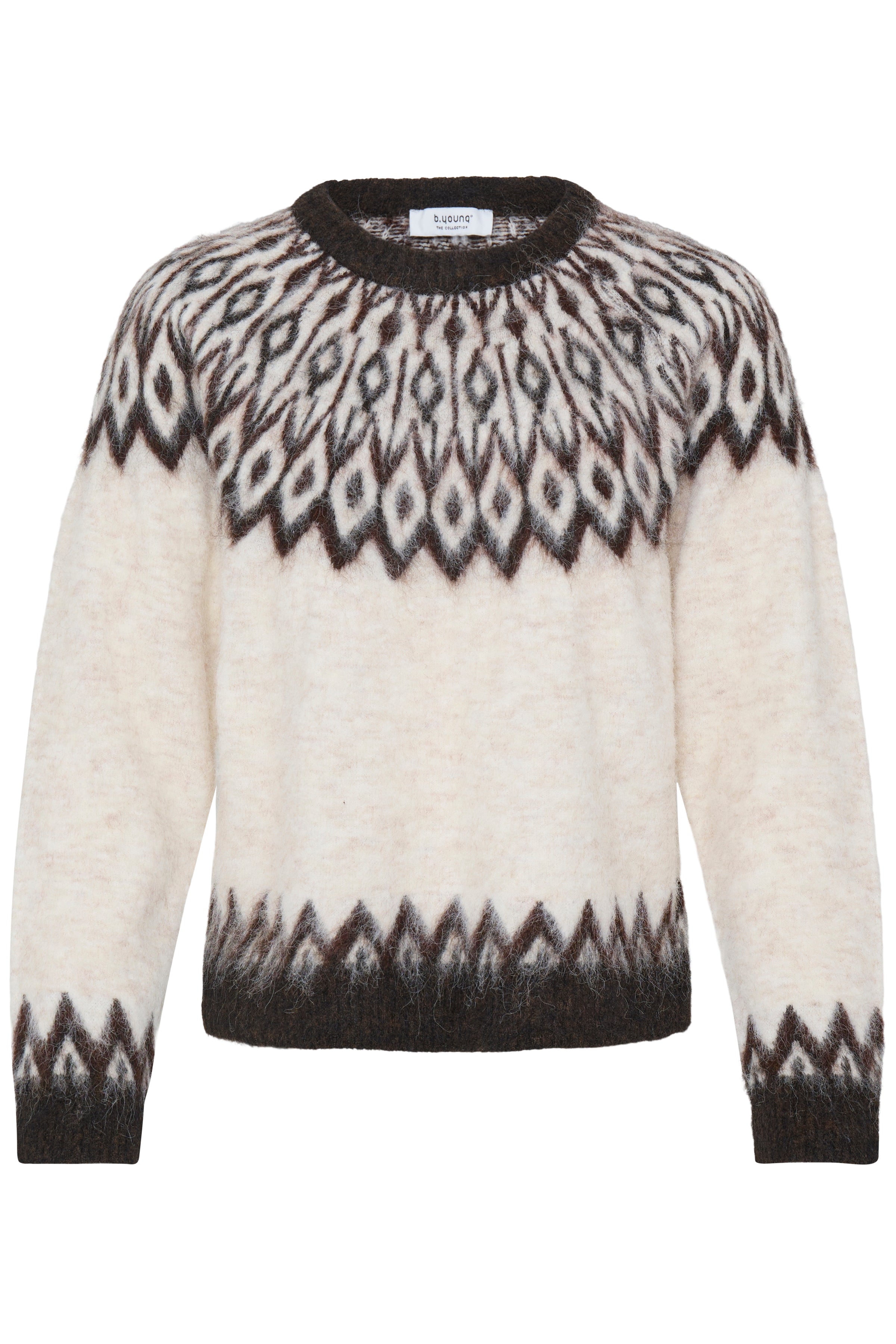 BYMILOU LS JUMPER - BIRCH JAVA-Sweaters and Cardigans- Hometown Style HTS, women's in store and online boutique located in Ingersoll, Ontario