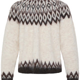BYMILOU LS JUMPER - BIRCH JAVA-Sweaters and Cardigans- Hometown Style HTS, women's in store and online boutique located in Ingersoll, Ontario
