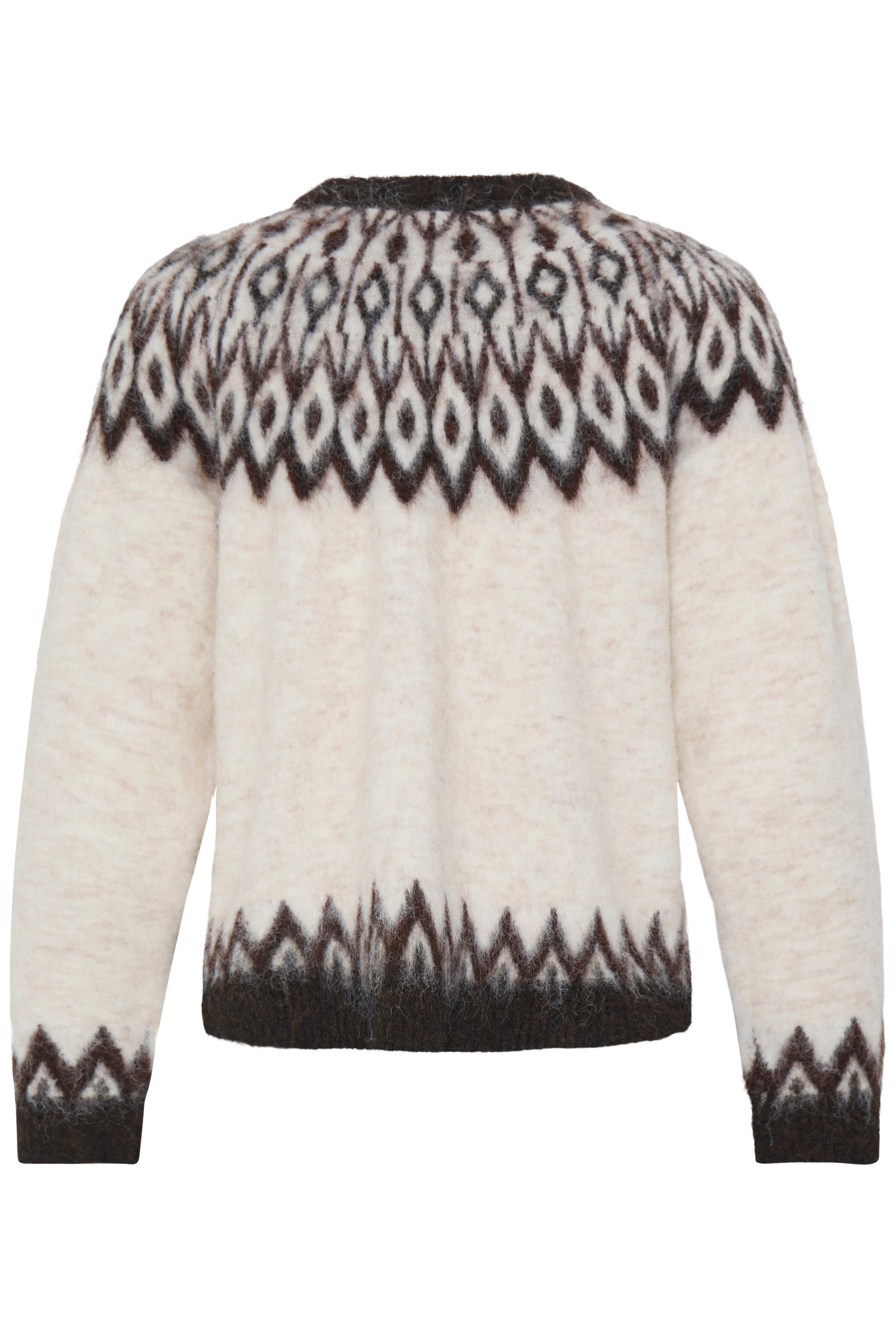 BYMILOU LS JUMPER - BIRCH JAVA-Sweaters and Cardigans- Hometown Style HTS, women's in store and online boutique located in Ingersoll, Ontario