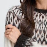BYMILOU LS JUMPER - BIRCH JAVA-Sweaters and Cardigans- Hometown Style HTS, women's in store and online boutique located in Ingersoll, Ontario