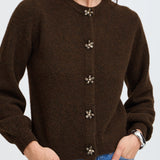 BYOMEA DECO CARDIGAN 2 - Java-Sweaters and Cardigans- Hometown Style HTS, women's in store and online boutique located in Ingersoll, Ontario