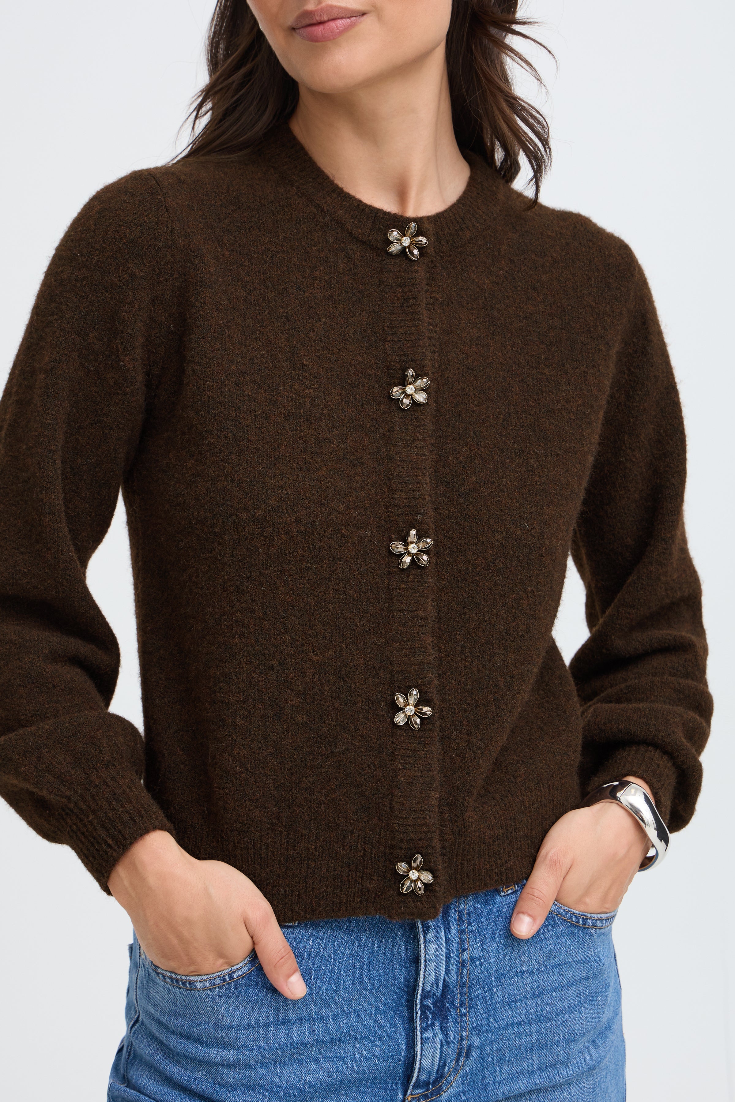 BYOMEA DECO CARDIGAN 2 - Java-Sweaters and Cardigans- Hometown Style HTS, women's in store and online boutique located in Ingersoll, Ontario