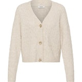 BYMAGRITE CARDIGAN - Birch Melange-Sweaters and Cardigans- Hometown Style HTS, women's in store and online boutique located in Ingersoll, Ontario