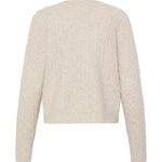 BYMAGRITE CARDIGAN - Birch Melange-Sweaters and Cardigans- Hometown Style HTS, women's in store and online boutique located in Ingersoll, Ontario