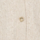 BYMAGRITE CARDIGAN - Birch Melange-Sweaters and Cardigans- Hometown Style HTS, women's in store and online boutique located in Ingersoll, Ontario