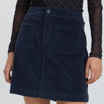 DASIK A POCKET SKIRT - Dark Sapphire-Bottoms- Hometown Style HTS, women's in store and online boutique located in Ingersoll, Ontario