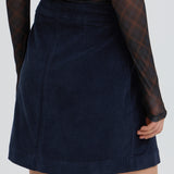DASIK A POCKET SKIRT - Dark Sapphire-Bottoms- Hometown Style HTS, women's in store and online boutique located in Ingersoll, Ontario