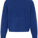 BYOMEA CREW JUMPER - Blue Depths Melange-Sweaters and Cardigans- Hometown Style HTS, women's in store and online boutique located in Ingersoll, Ontario