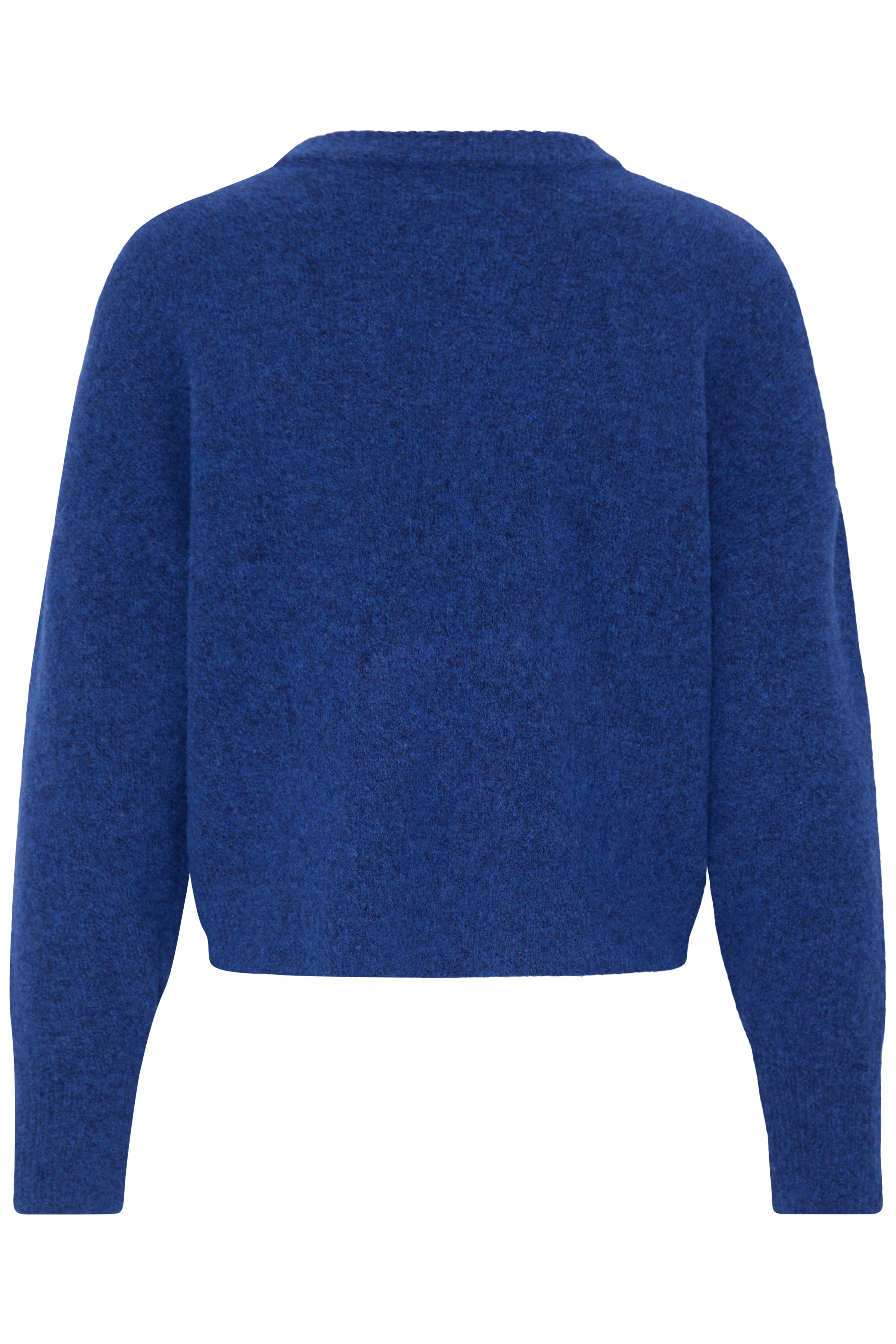 BYOMEA CREW JUMPER - Blue Depths Melange-Sweaters and Cardigans- Hometown Style HTS, women's in store and online boutique located in Ingersoll, Ontario