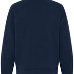 BYPUSTI COLLAR SWEATSHIRT - Dark Sapphire-Casual Tops- Hometown Style HTS, women's in store and online boutique located in Ingersoll, Ontario