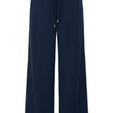 BYPUSTI PIPING PANTS - DARK SAPPHIRE-Bottoms- Hometown Style HTS, women's in store and online boutique located in Ingersoll, Ontario