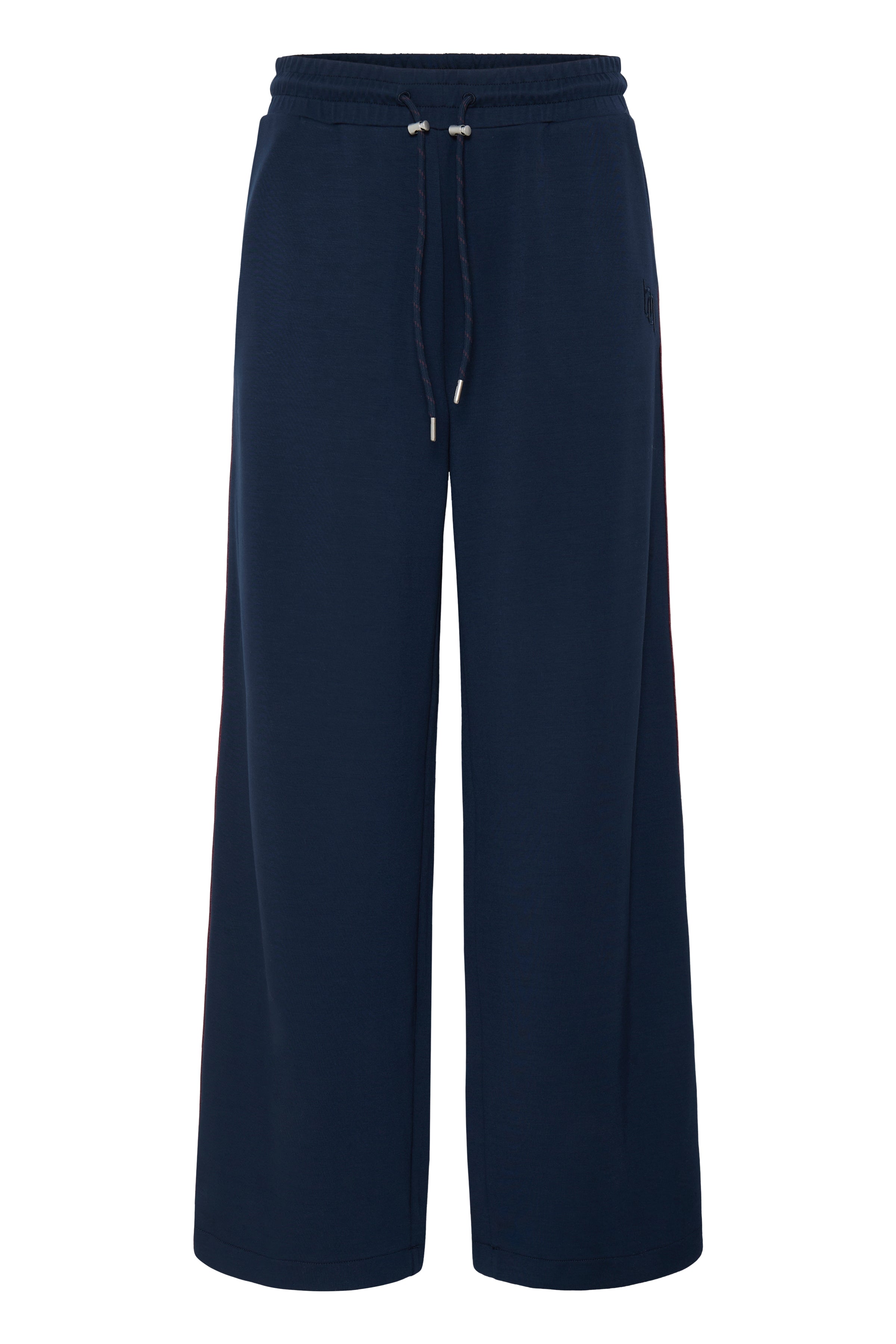 BYPUSTI PIPING PANTS - DARK SAPPHIRE-Bottoms- Hometown Style HTS, women's in store and online boutique located in Ingersoll, Ontario