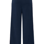 BYPUSTI PIPING PANTS - DARK SAPPHIRE-Bottoms- Hometown Style HTS, women's in store and online boutique located in Ingersoll, Ontario