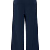 BYPUSTI PIPING PANTS - DARK SAPPHIRE-Bottoms- Hometown Style HTS, women's in store and online boutique located in Ingersoll, Ontario
