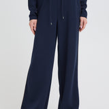 BYPUSTI PIPING PANTS - DARK SAPPHIRE-Bottoms- Hometown Style HTS, women's in store and online boutique located in Ingersoll, Ontario