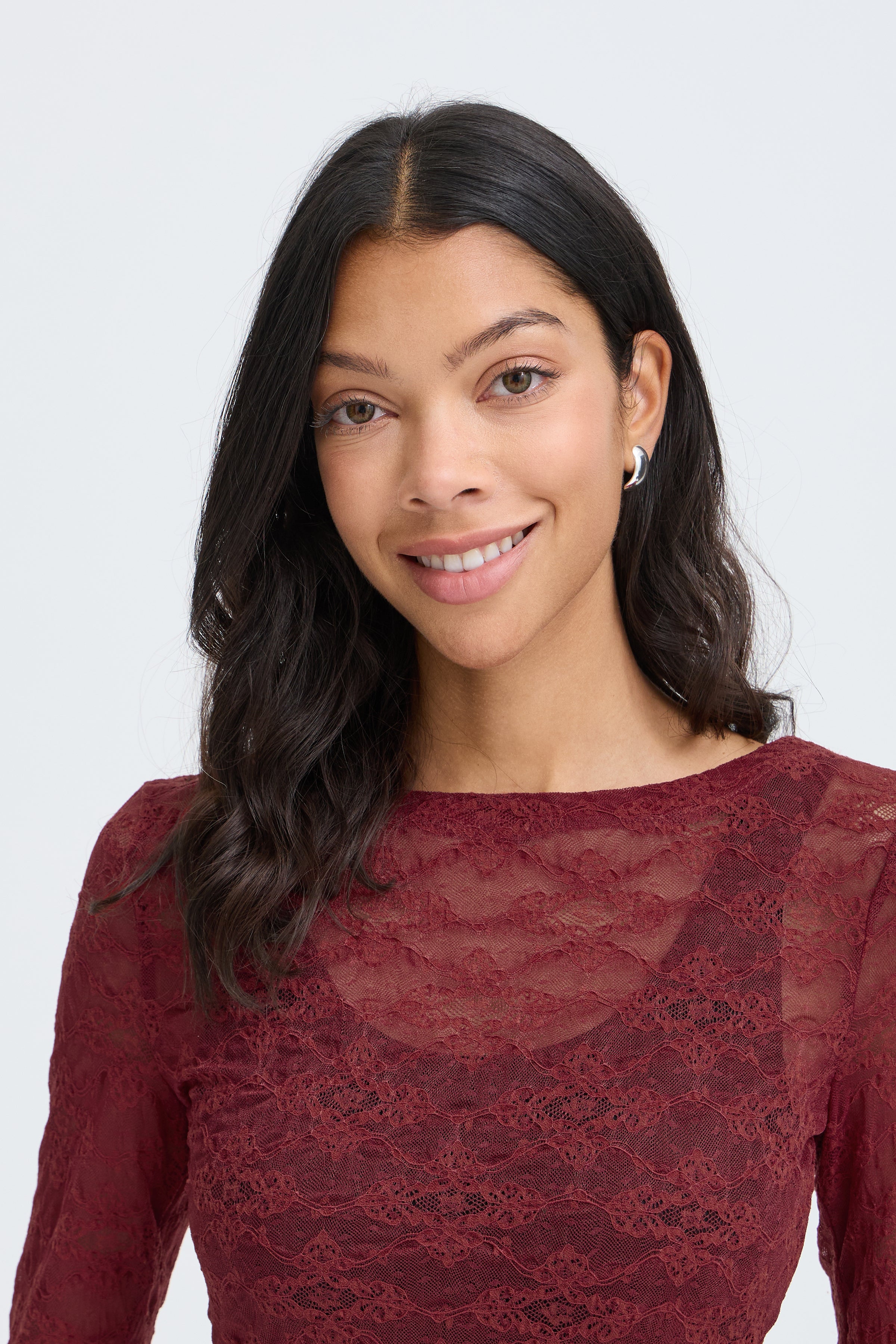 PRIYA TSHIRT - Sundried Tomato-Blouses- Hometown Style HTS, women's in store and online boutique located in Ingersoll, Ontario