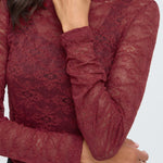 PRIYA TSHIRT - Sundried Tomato-Blouses- Hometown Style HTS, women's in store and online boutique located in Ingersoll, Ontario