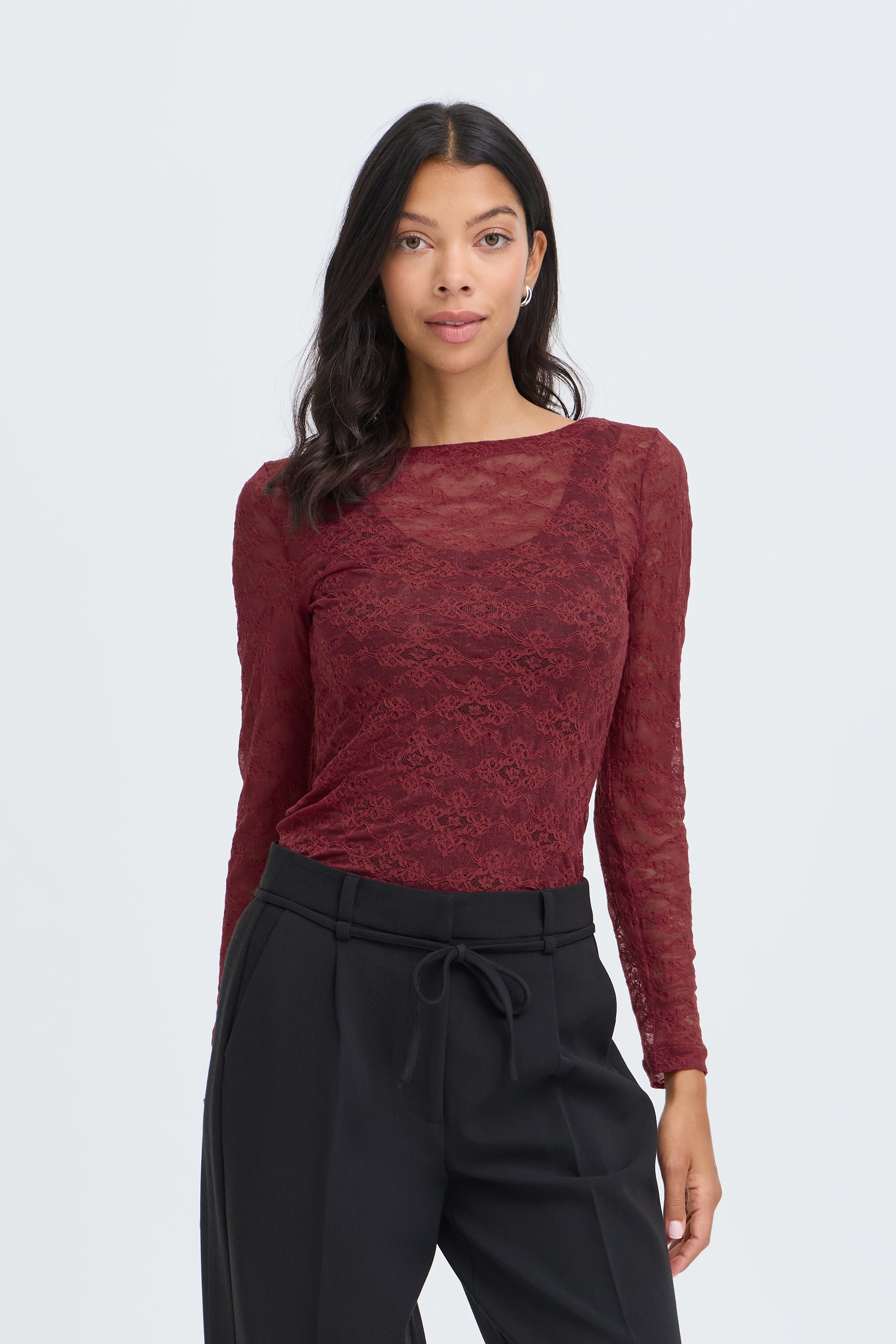 PRIYA TSHIRT - Sundried Tomato-Blouses- Hometown Style HTS, women's in store and online boutique located in Ingersoll, Ontario