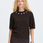 BYOMEA CRYSTAL JUMPER - Java-Blouses- Hometown Style HTS, women's in store and online boutique located in Ingersoll, Ontario