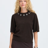 BYOMEA CRYSTAL JUMPER - Java-Blouses- Hometown Style HTS, women's in store and online boutique located in Ingersoll, Ontario