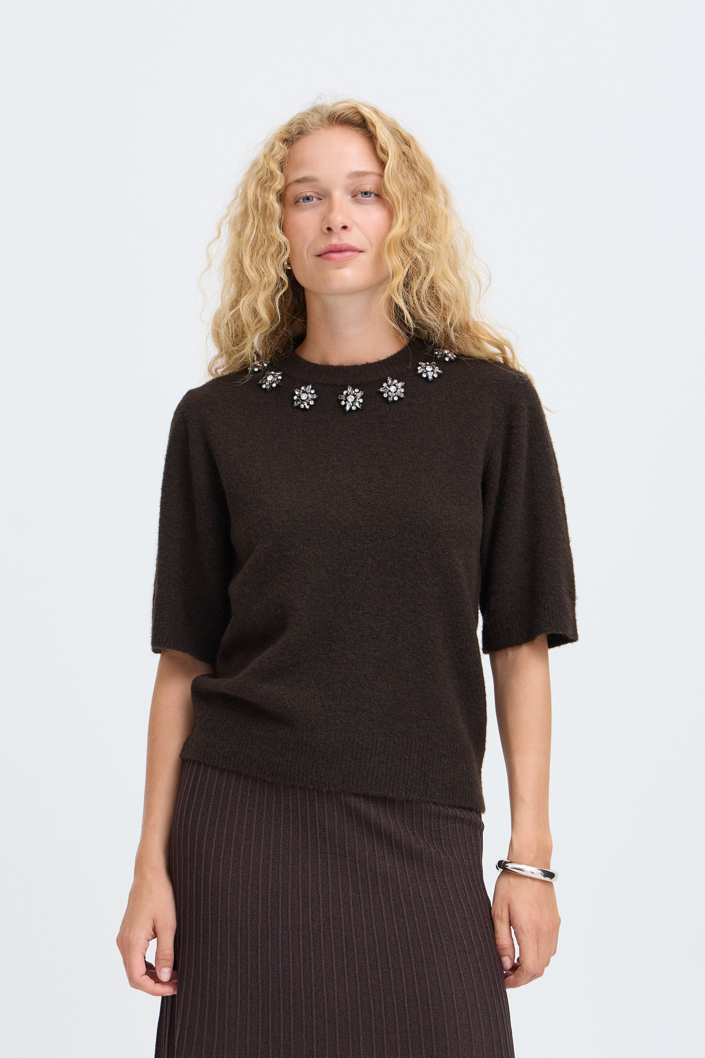 BYOMEA CRYSTAL JUMPER - Java-Blouses- Hometown Style HTS, women's in store and online boutique located in Ingersoll, Ontario